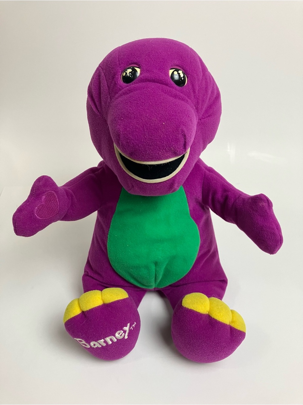 Vintage Talking Barney Play Along 1998 Hasbro Interactive Plush Toy Tested WORKS